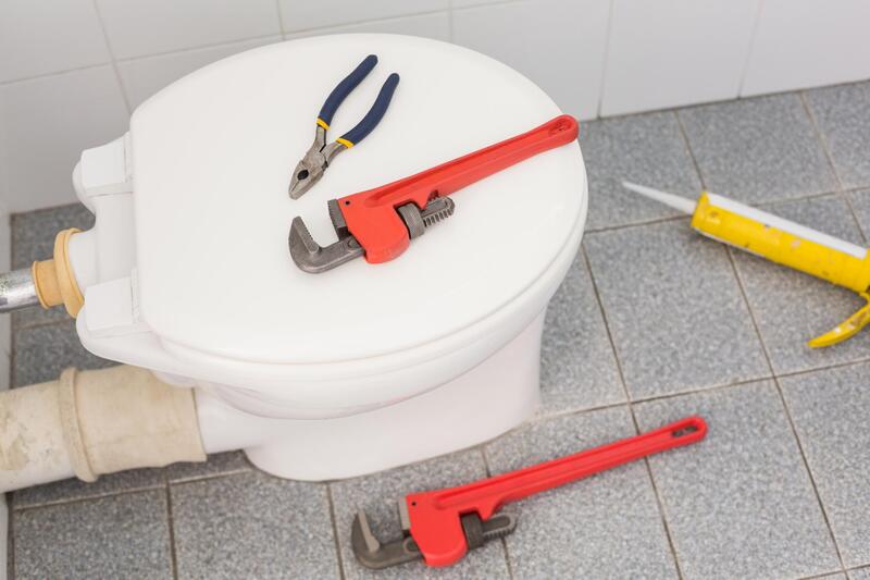 toilet repair  service tools